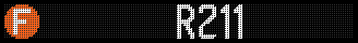 Generated MTA Display with message …..r211..