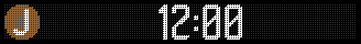 Generated MTA Display with message 12:00
Next stop
anywhere