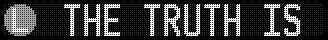 Generated MTA Display with message The Truth Is Out There